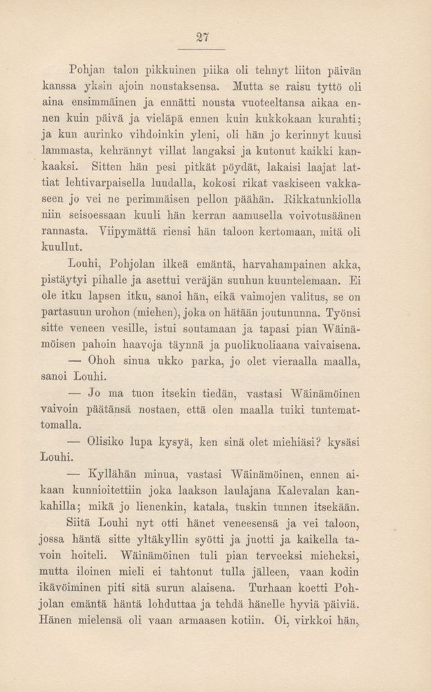 Scan 0029 of Kalevala kerrottuna nuorisolle