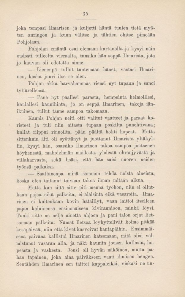 Scan 0038 of Kalevala kerrottuna nuorisolle