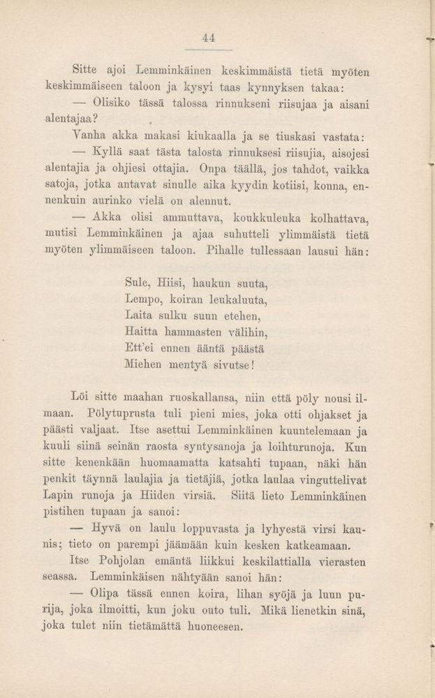 Scan 0048 of Kalevala kerrottuna nuorisolle