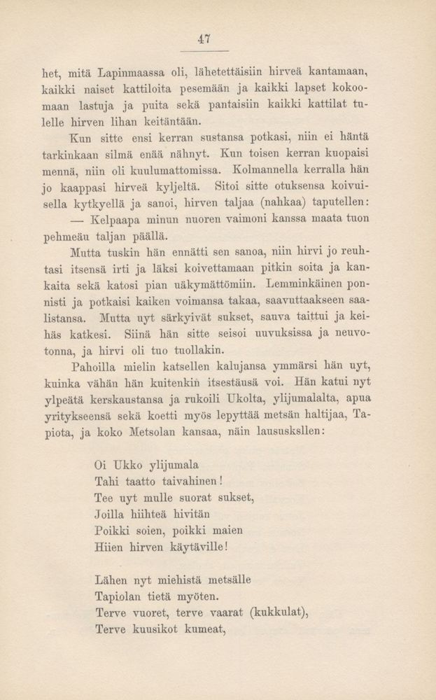 Scan 0051 of Kalevala kerrottuna nuorisolle