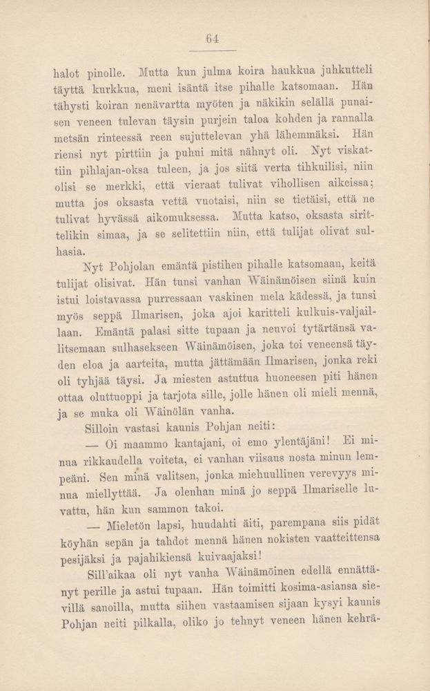 Scan 0069 of Kalevala kerrottuna nuorisolle