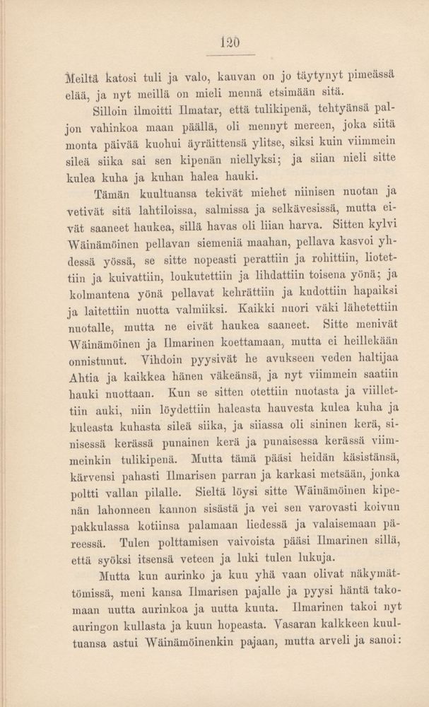 Scan 0127 of Kalevala kerrottuna nuorisolle