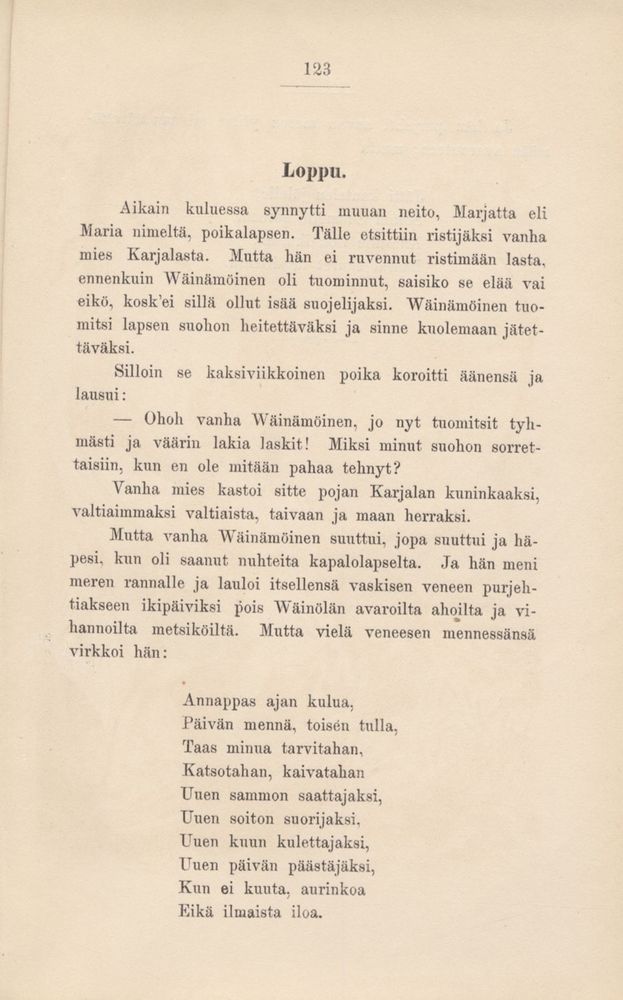 Scan 0131 of Kalevala kerrottuna nuorisolle