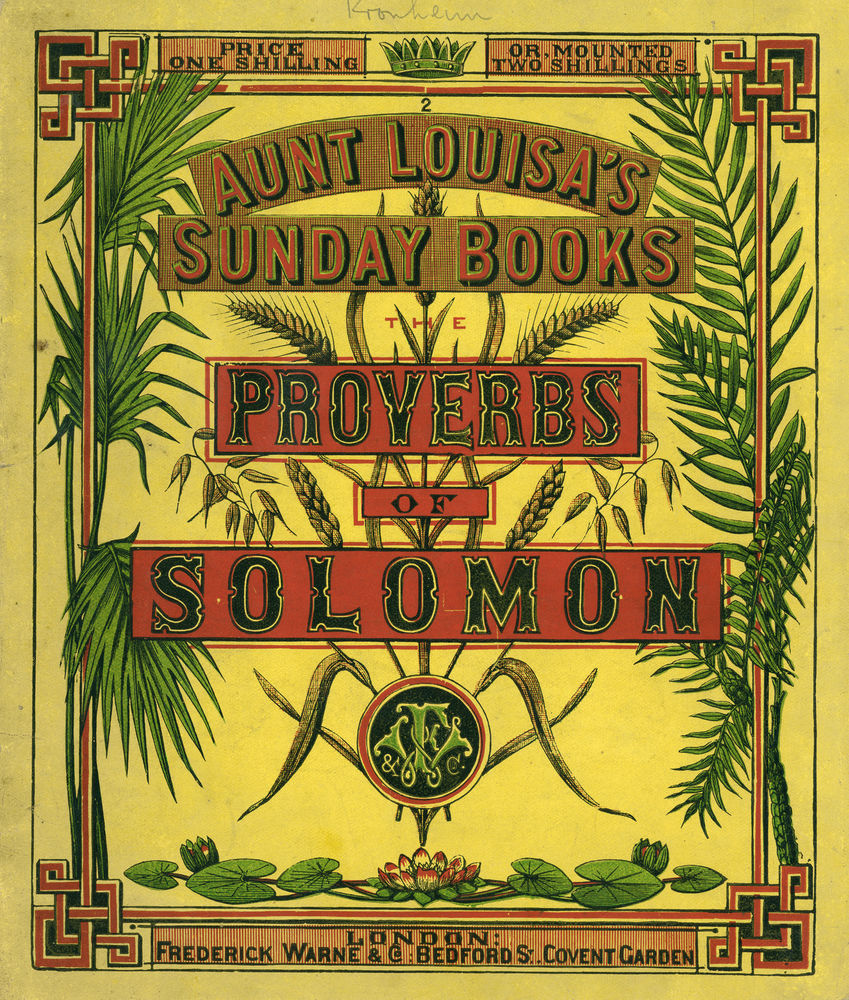 Scan 0001 of Proverbs of Solomon