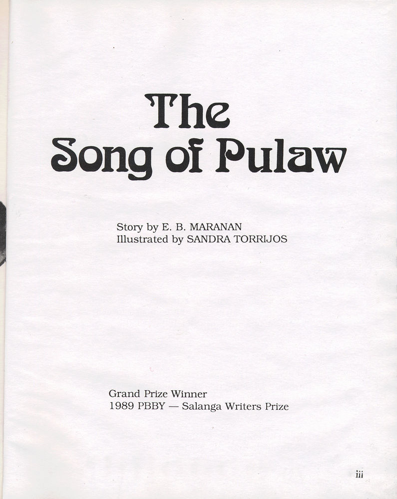 Scan 0005 of The song of Pulaw