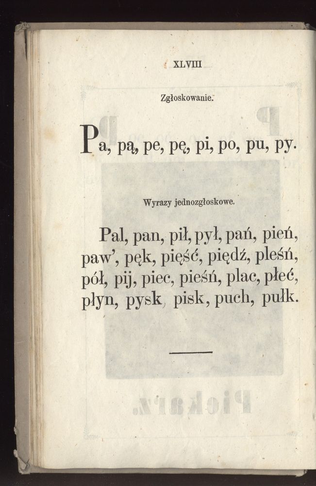 Scan 0056 of Towarzysz pilnych dzieci, czyli Początki czytania i innych wiadomości sposobem łatwym i do pojęcia młodocianego wieku zastosowanym 