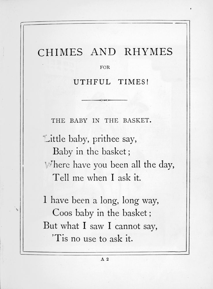 Scan 0008 of Chimes and rhymes for youthful times!