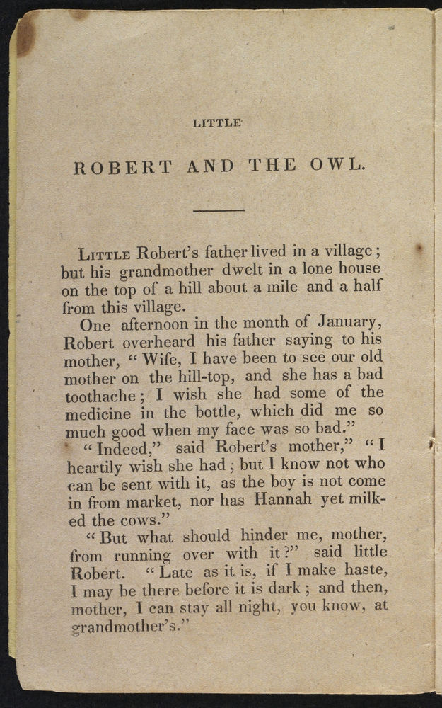 Scan 0006 of Little Robert and the owl