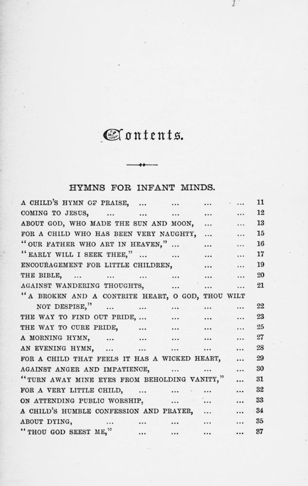 Scan 0007 of Hymns for infant minds