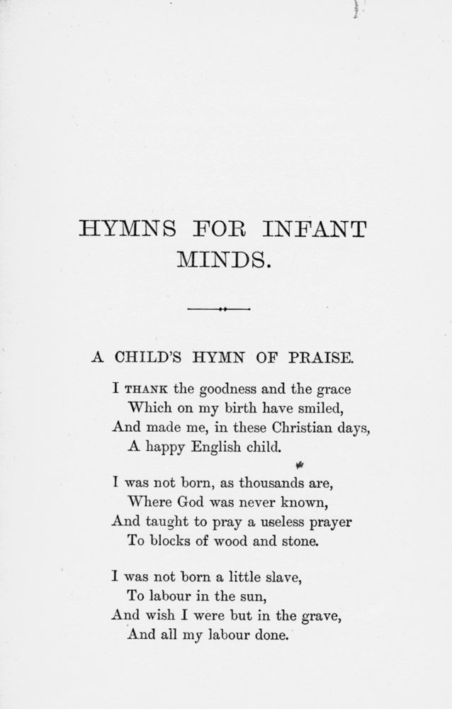Scan 0013 of Hymns for infant minds