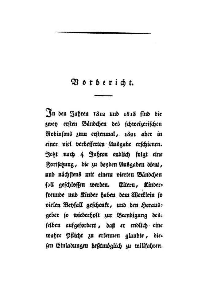 Scan 0004 of Der Schweizerische Robinson oder der schiffbrüchige Schweizer-Prediger und seine Familie (Band 3)